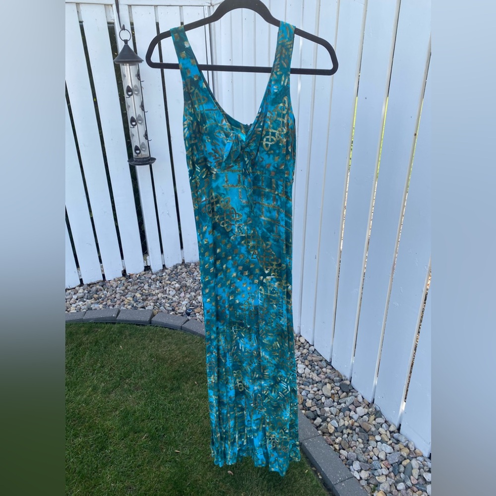 Dress with tie front